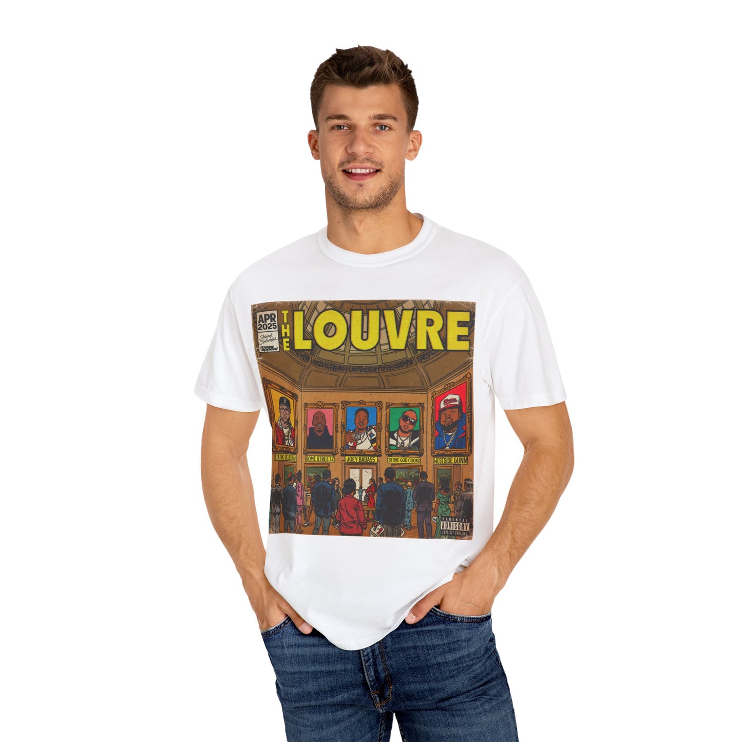 The Louvre - Statik Selektah & MK Collab - Unisex Comfort Colors T-shirt