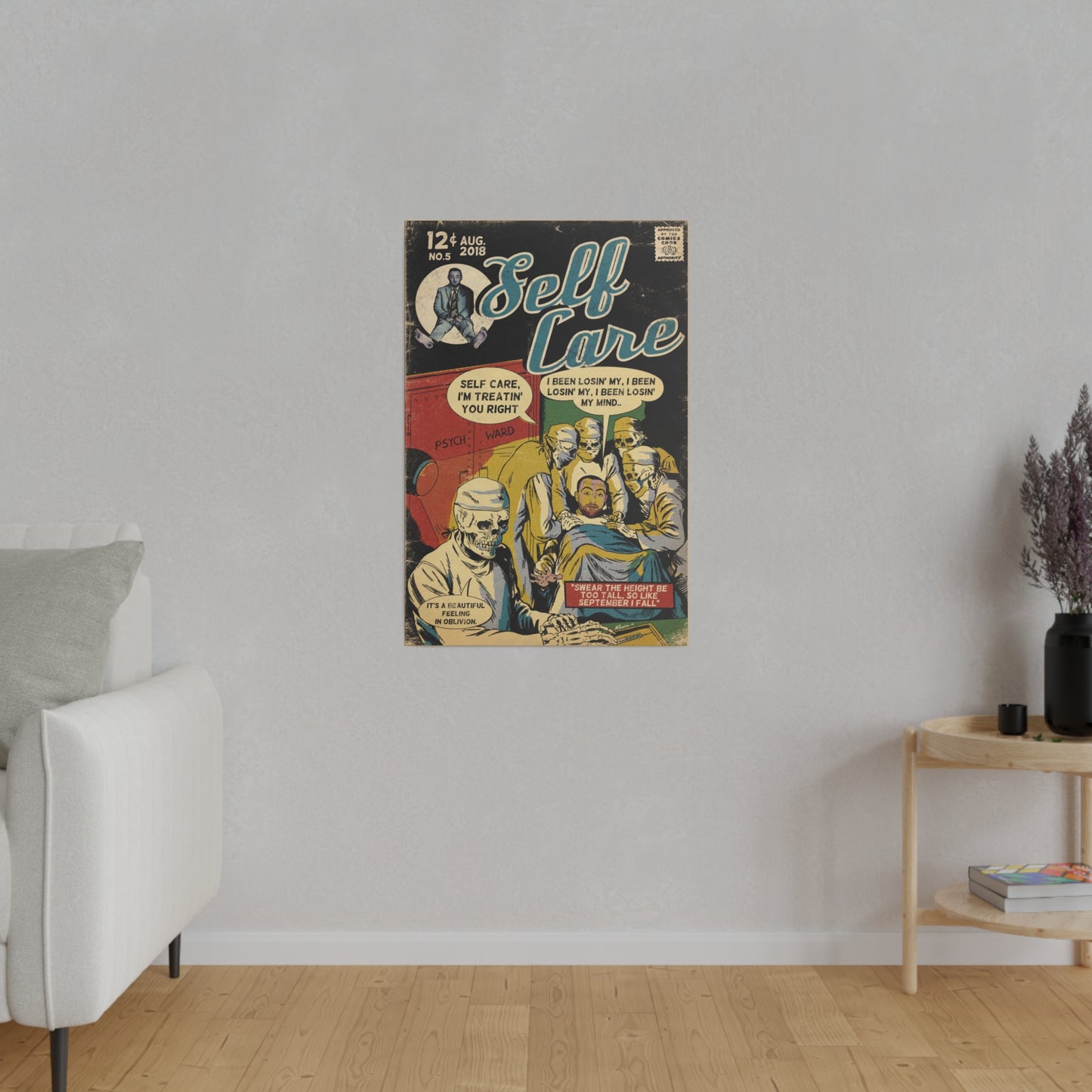 Self Care - Matte Canvas, Stretched