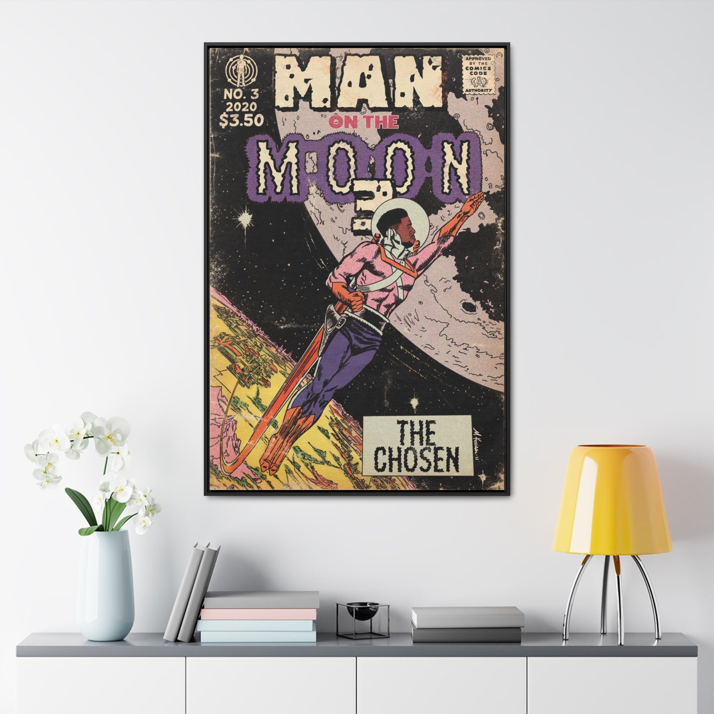 Kid Cudi - Man on the Moon 3 - Gallery Canvas Wraps, Vertical Frame