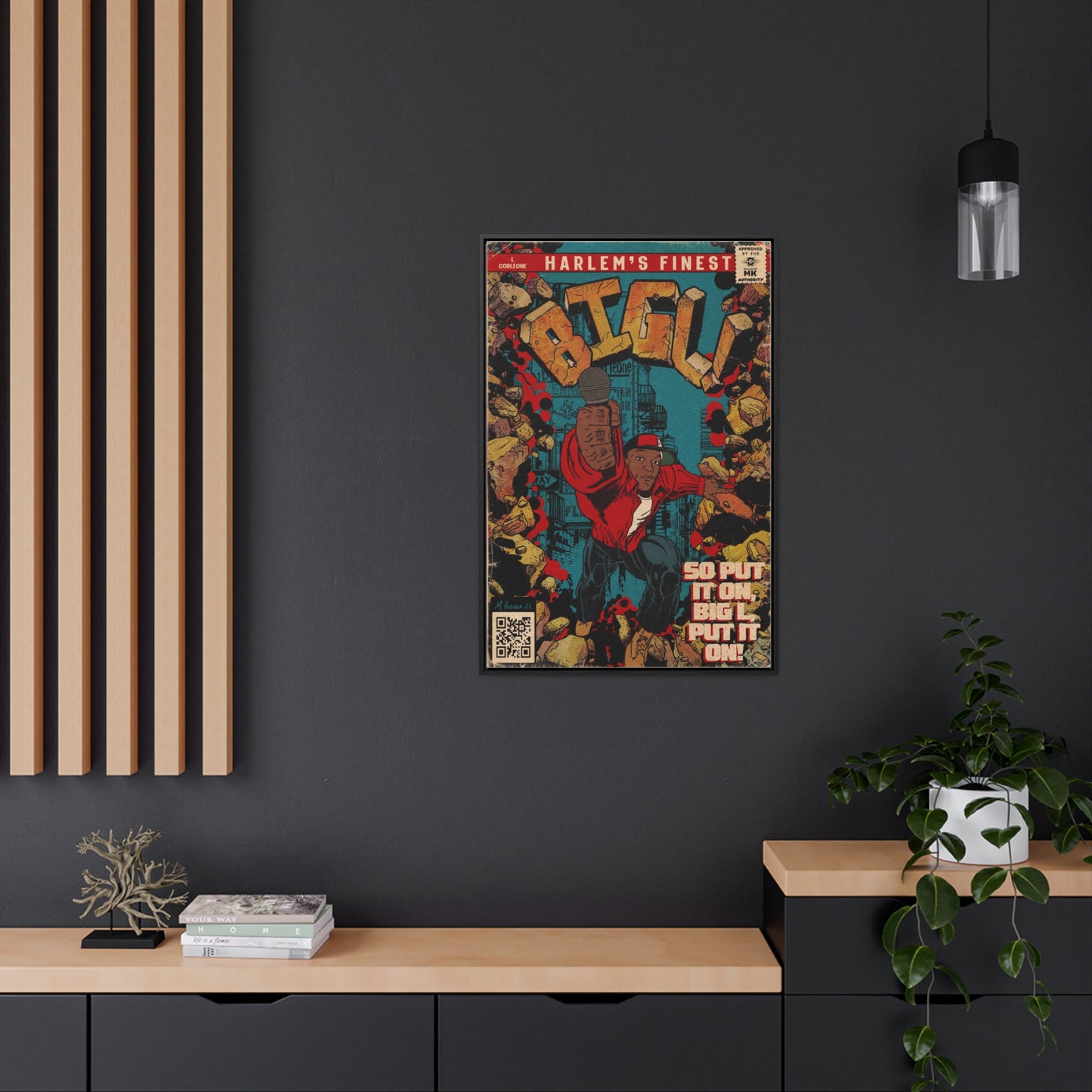 Big L - Put It On - Gallery Canvas Wraps, Vertical Frame