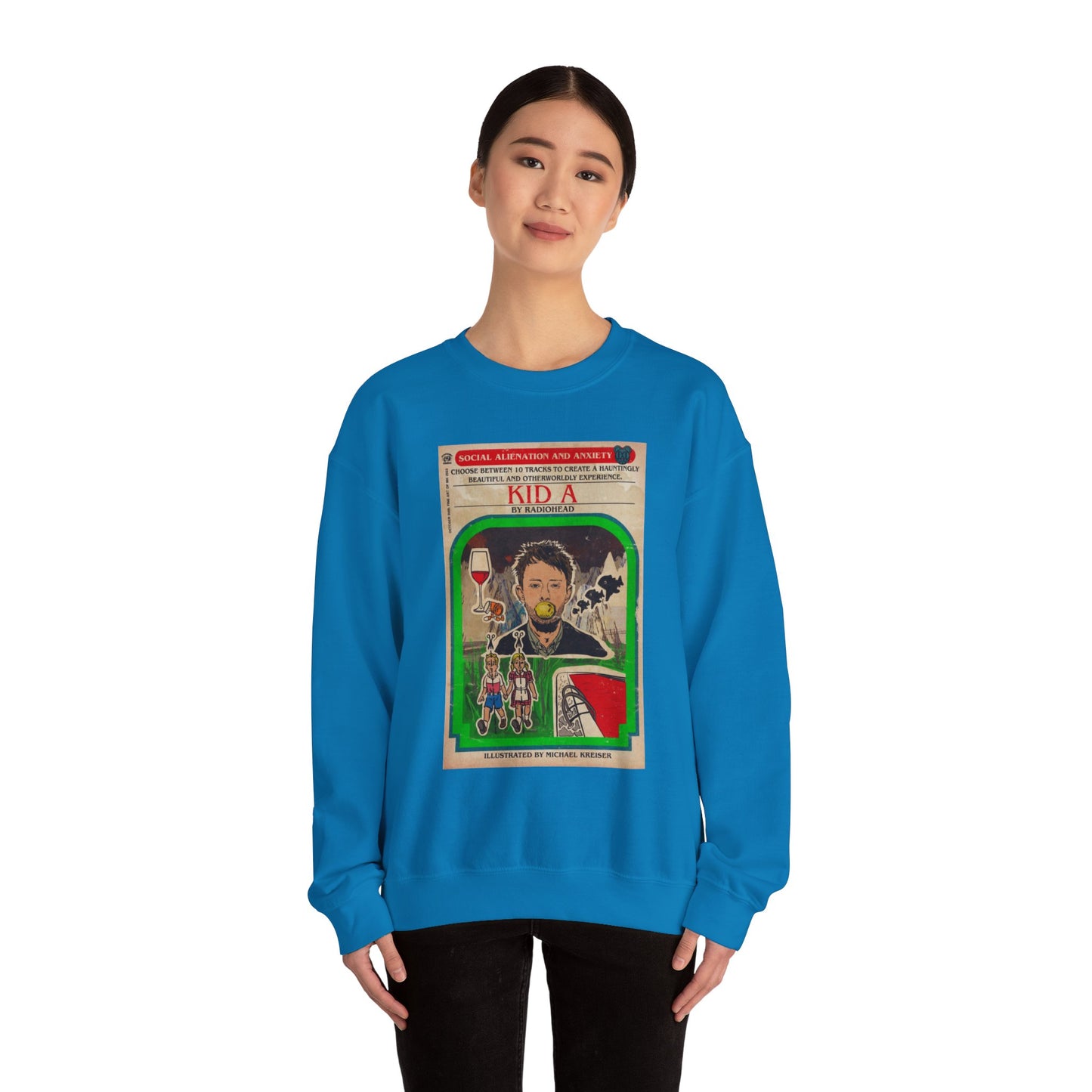 Kid A - Unisex Heavy Blend™ Crewneck Sweatshirt
