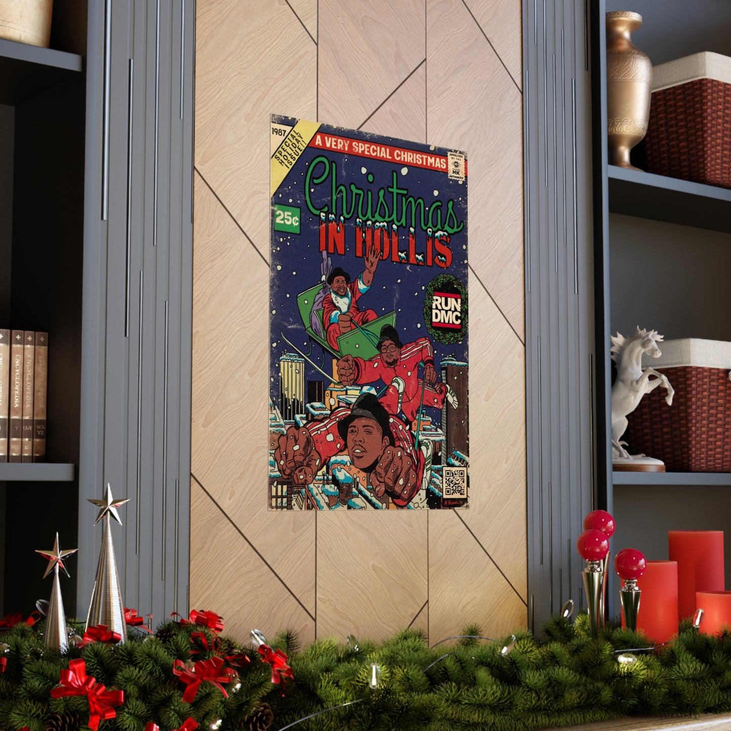 RUN DMC - Christmas In Hollis- Vertical Matte Poster