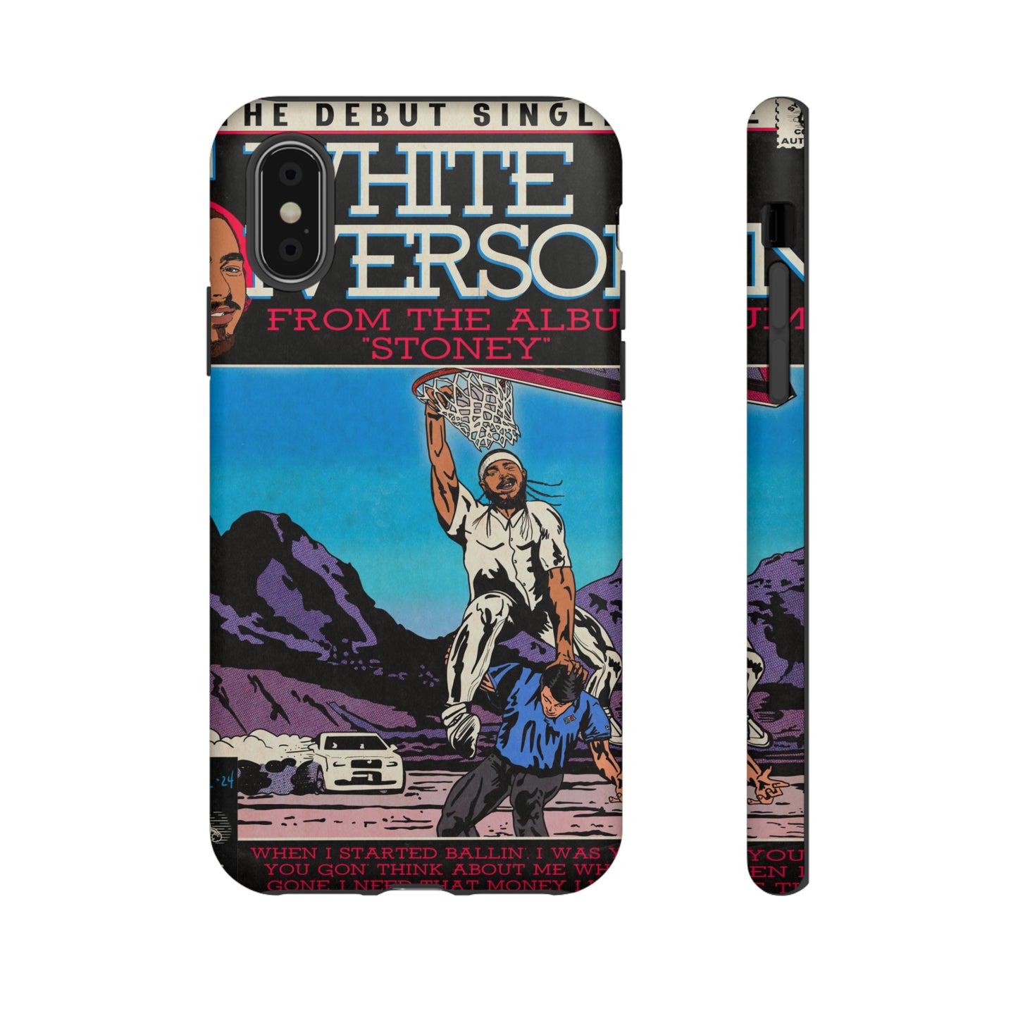 Post Malone - White Iverson - Tough Phone Cases