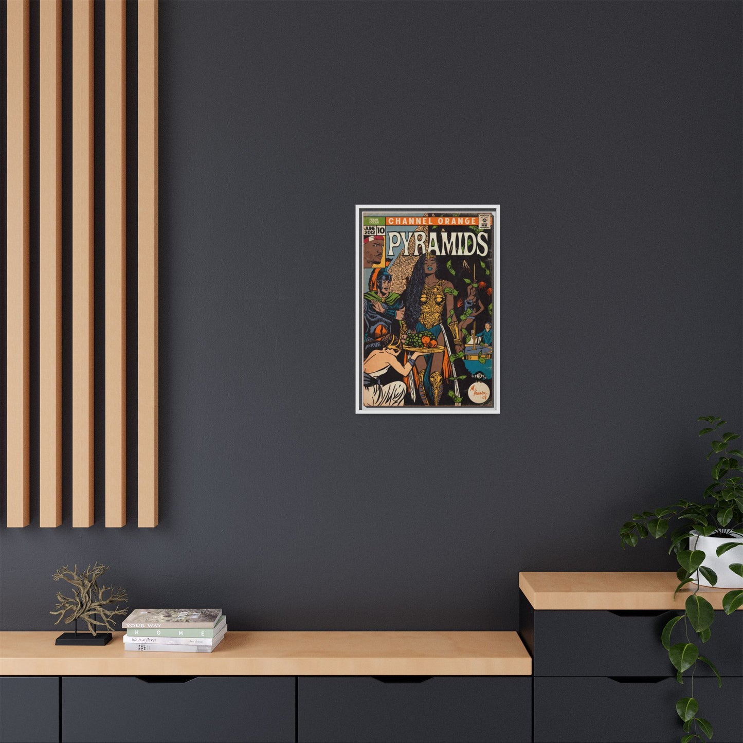 Frank Ocean - Pyramids - Gallery Canvas Wraps, Vertical Frame