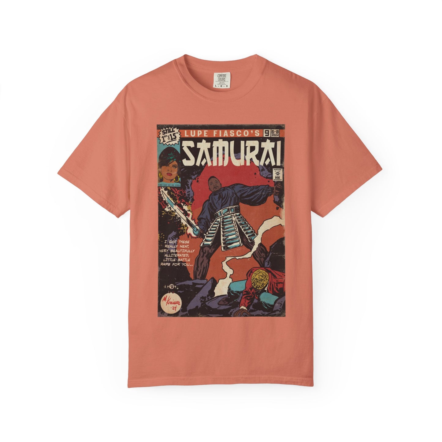 Lupe Fiasco - Samurai - Unisex Comfort Colors T-shirt