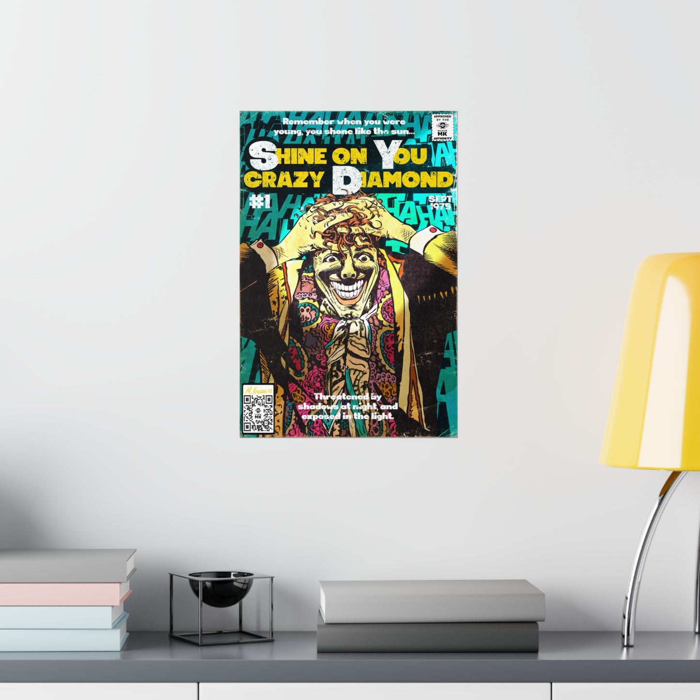 Pink Floyd - Shine on You crazy Diamond - Vertical Matte Poster
