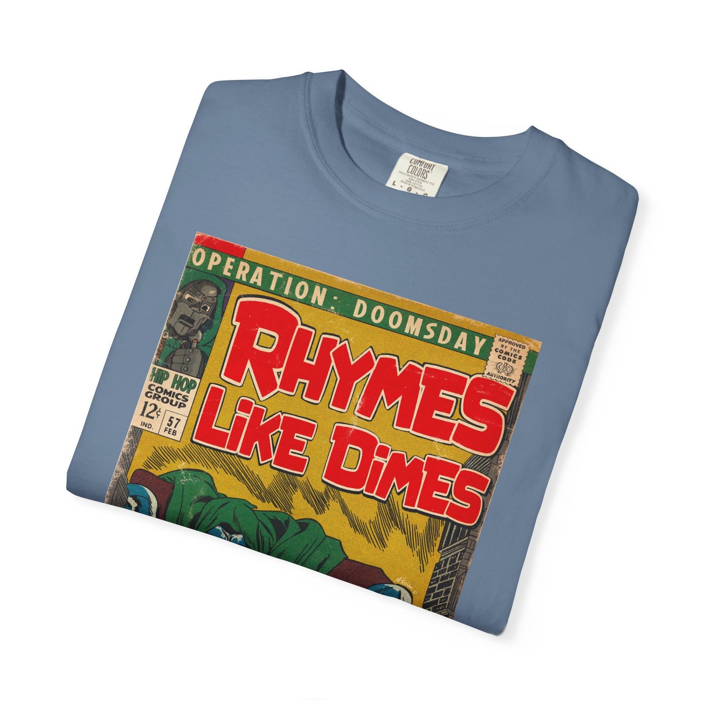 MF DOOM - Rhymes Like Dimes - Unisex Comfort Colors T-shirt