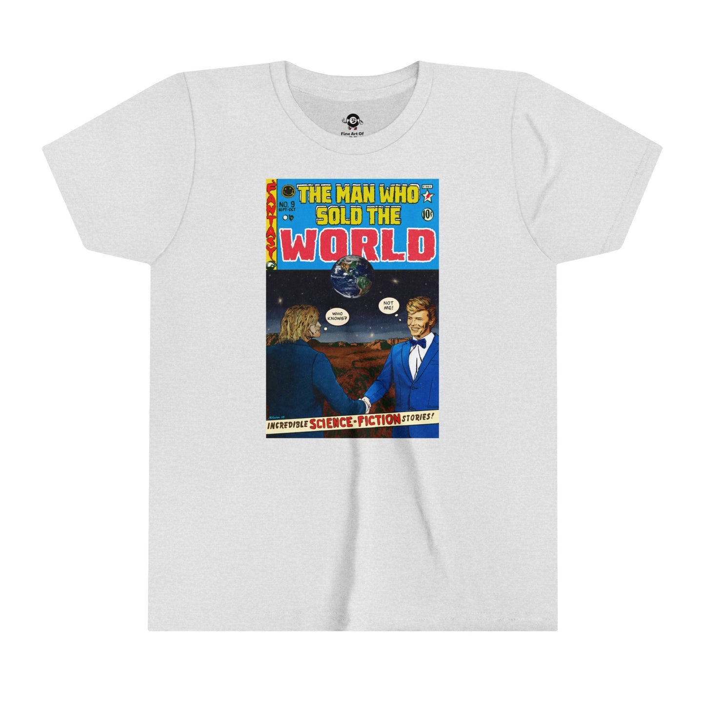 KIDS - Cobain & Bowie - The Man Who Wold The World - Youth Short Sleeve Tee