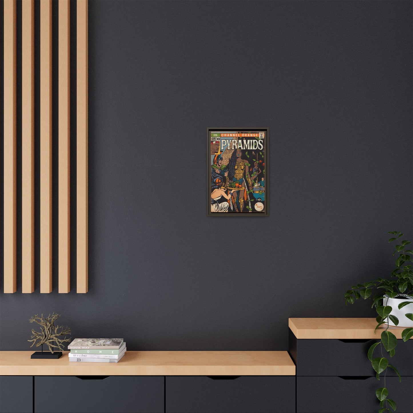 Frank Ocean - Pyramids - Gallery Canvas Wraps, Vertical Frame