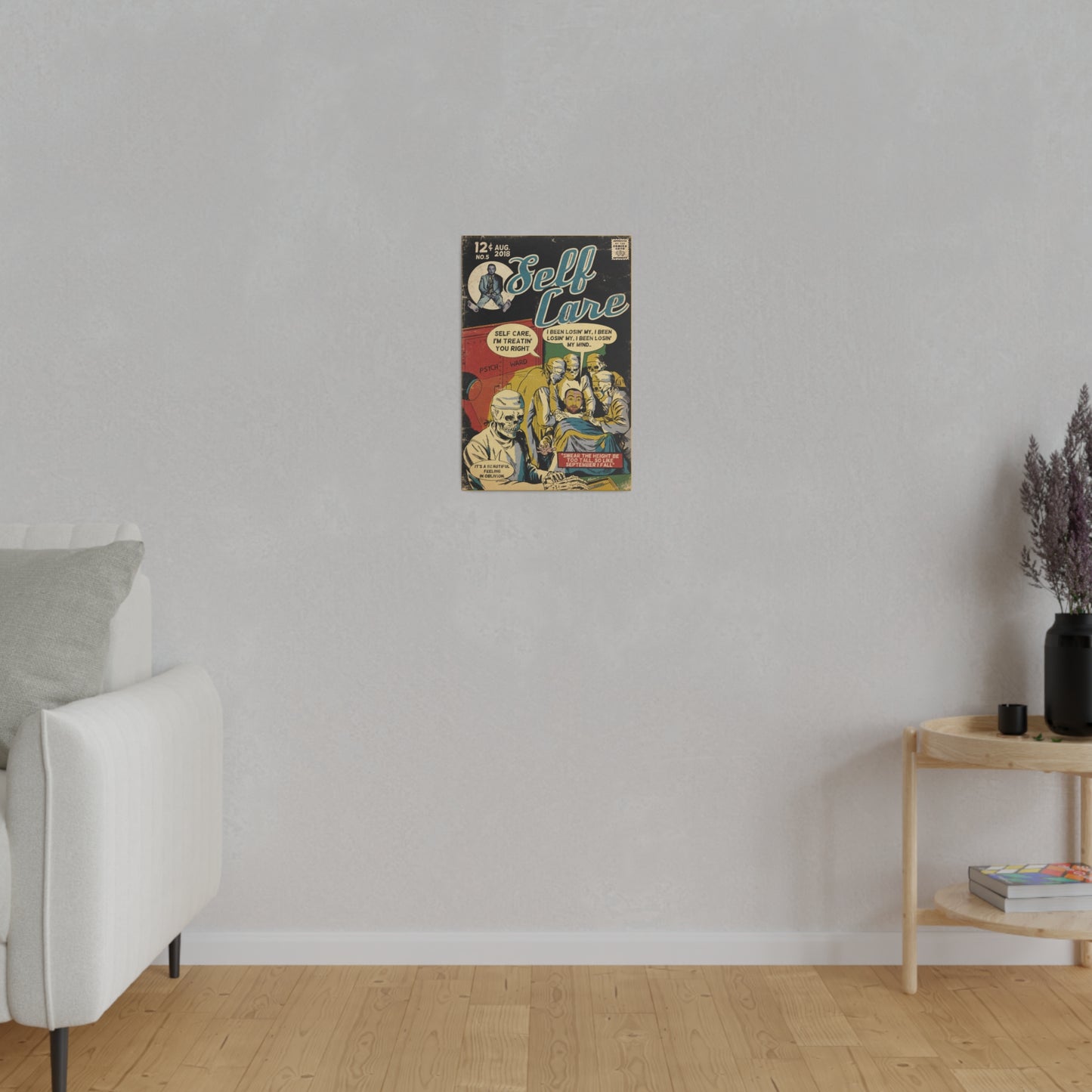 Self Care - Matte Canvas, Stretched