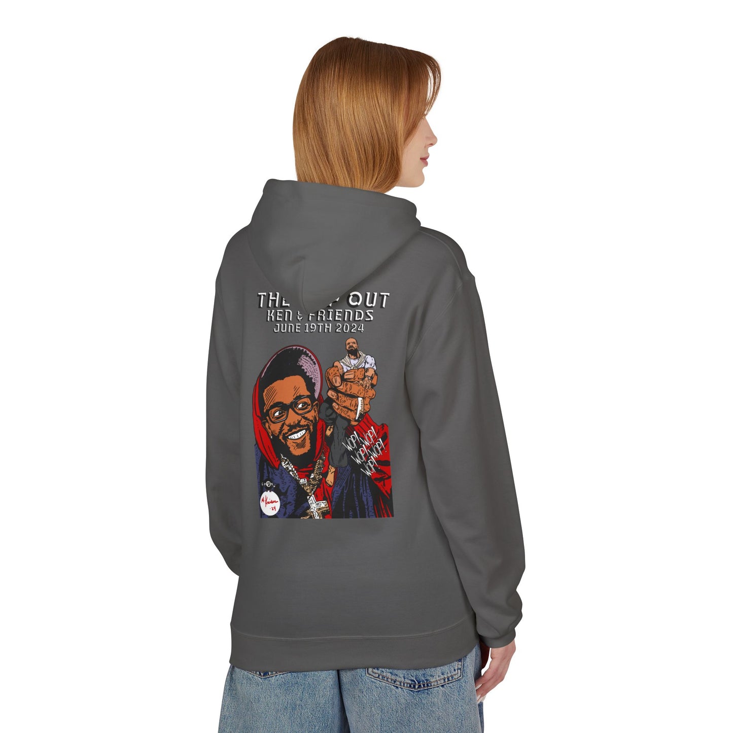 Kendrick Lamar - The Pop Out - Unisex Midweight Softstyle Fleece Hoodie