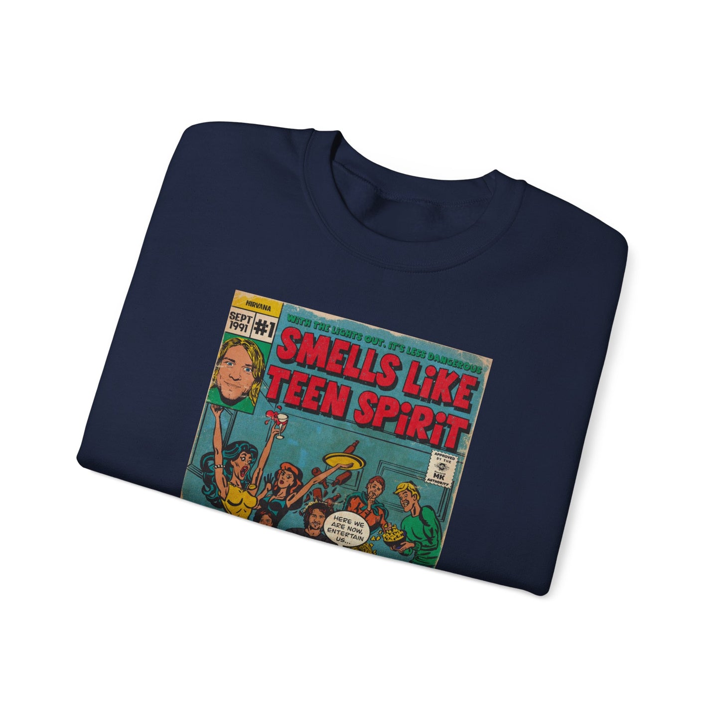 Nirvana - Smells Like Teen Spirit - Unisex Heavy Blend™ Crewneck Sweatshirt
