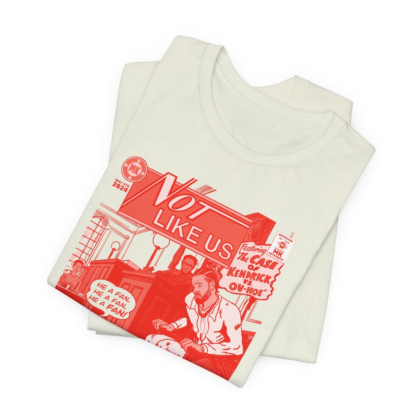 Not Like Us - RED VARIANT - Unisex Jersey Short Sleeve Tee