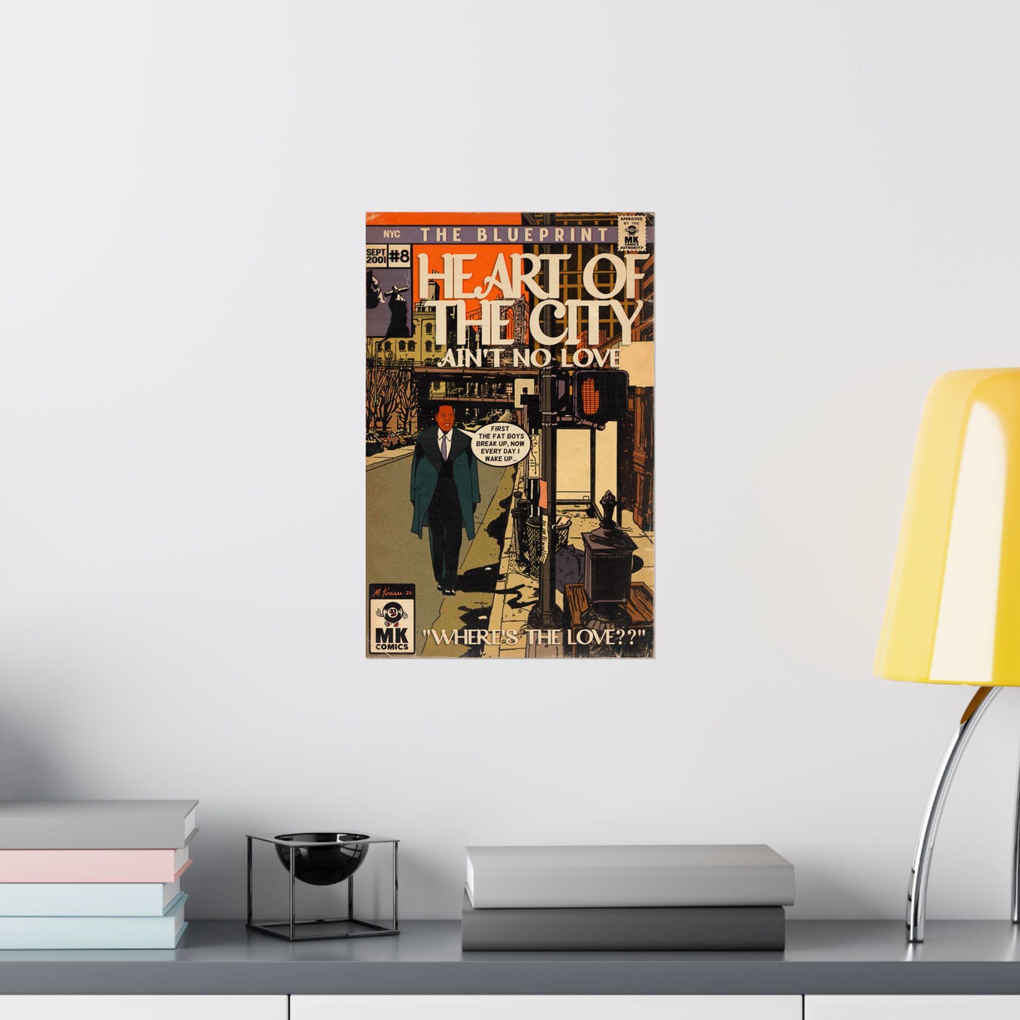 Heart Of The City - Vertical Matte Poster