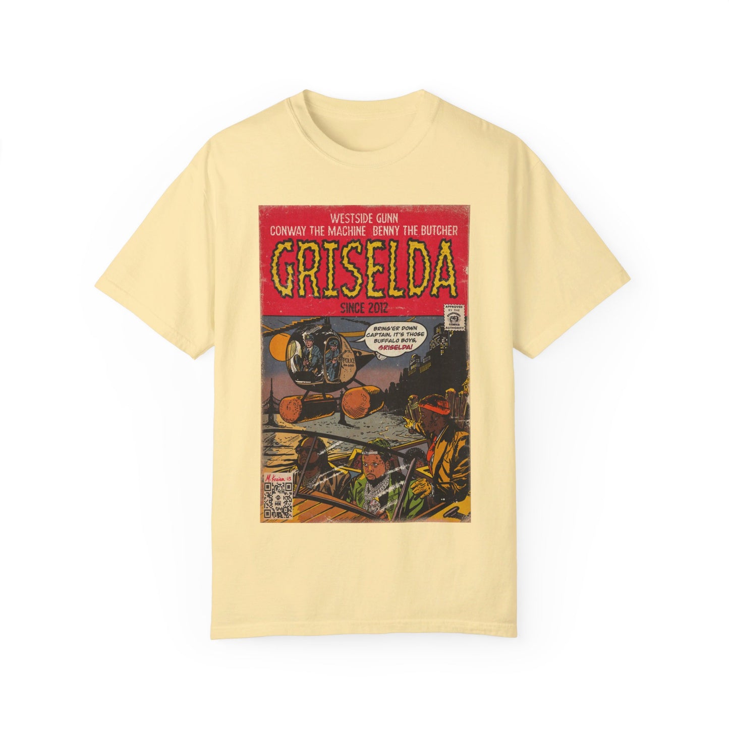 Griselda - Comic Book Art - Unisex Garment-Dyed T-shirt