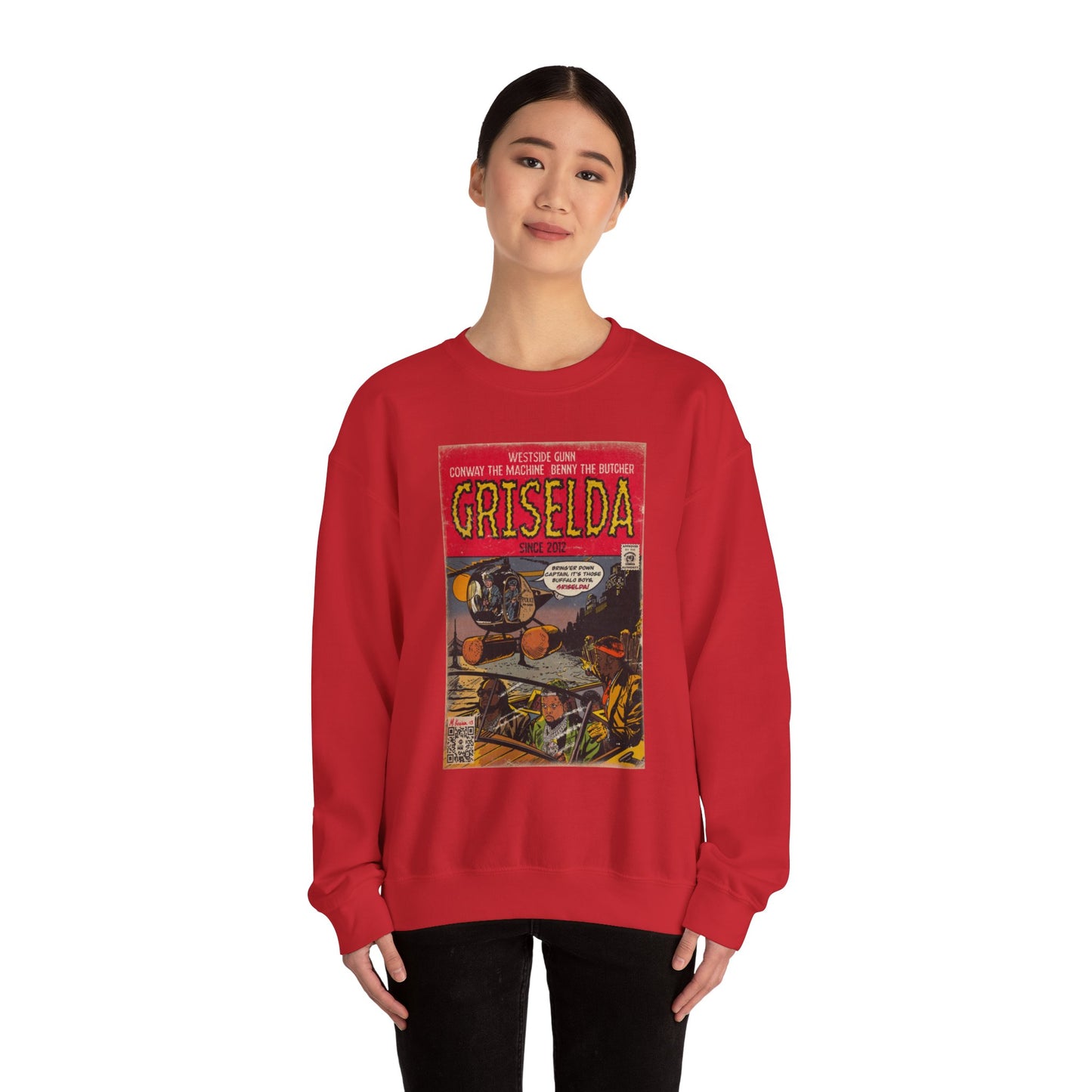 Griselda - Comic Book Art - Unisex Heavy Blend™ Crewneck Sweatshirt