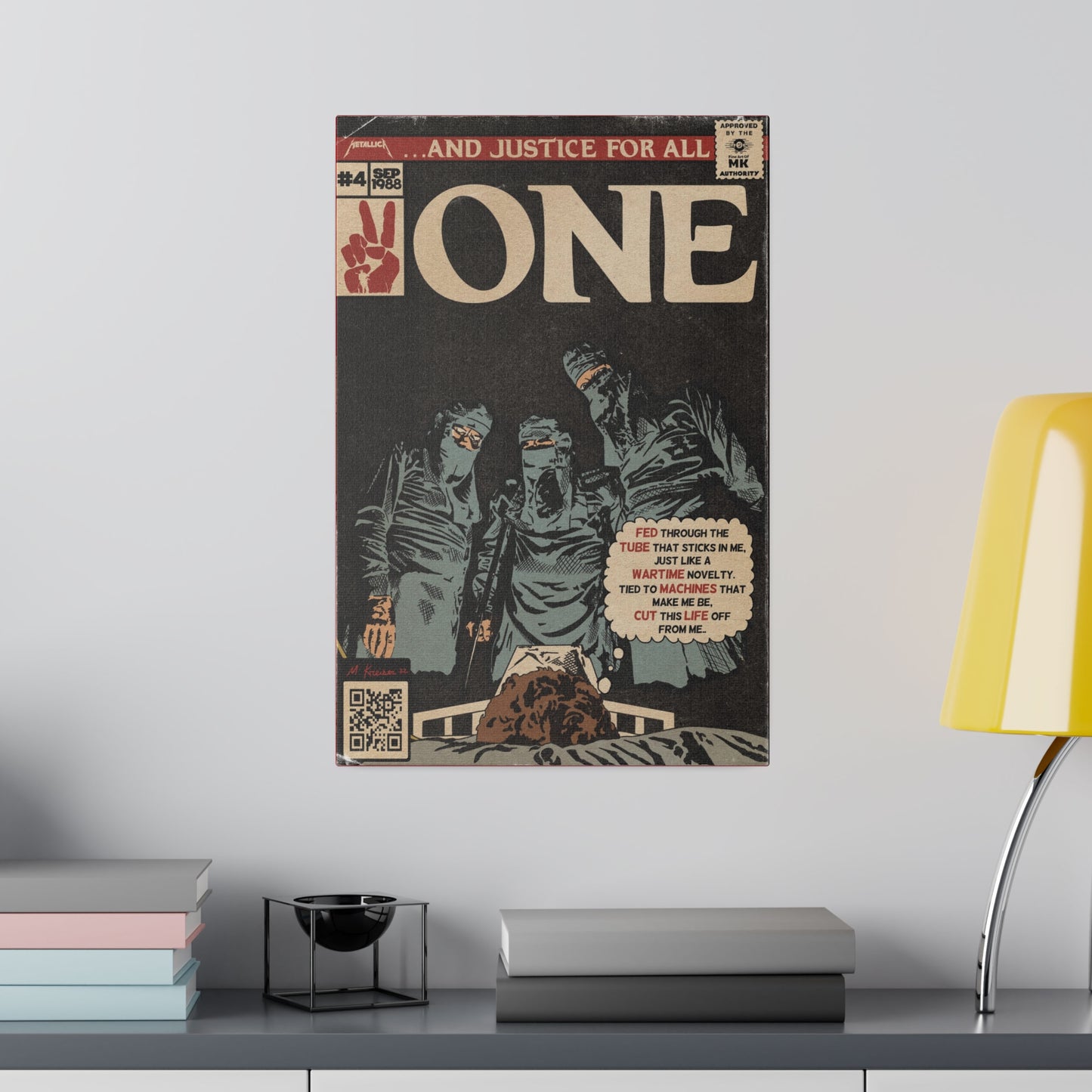 Metallica- One - Matte Canvas, Stretched, 0.75"