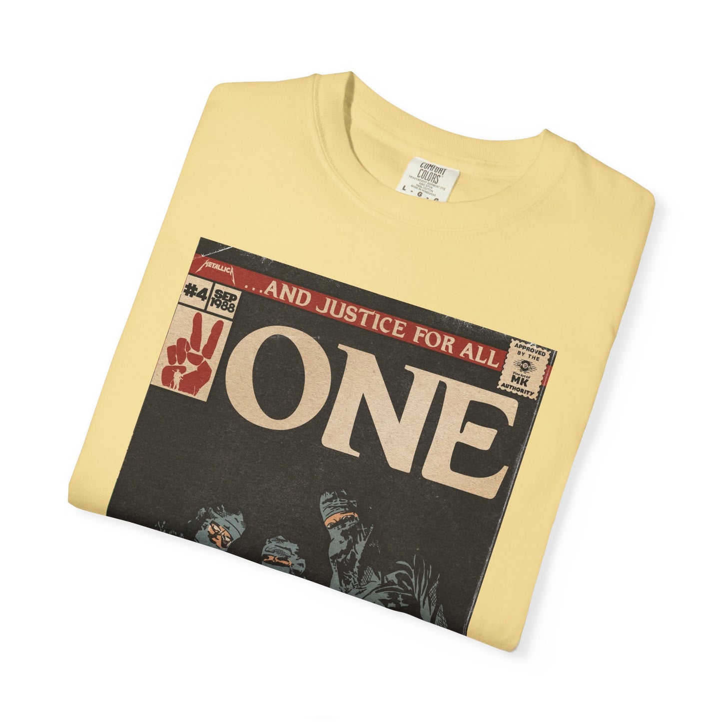 Metallica - One - Unisex Comfort Colors T-shirt
