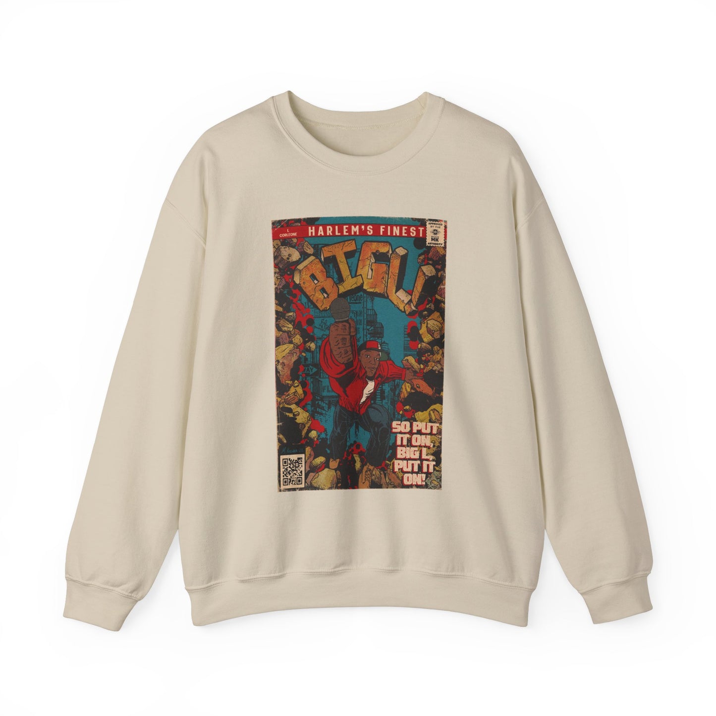 Big L - Put it on - Unisex Heavy Blend™ Crewneck Sweatshirt
