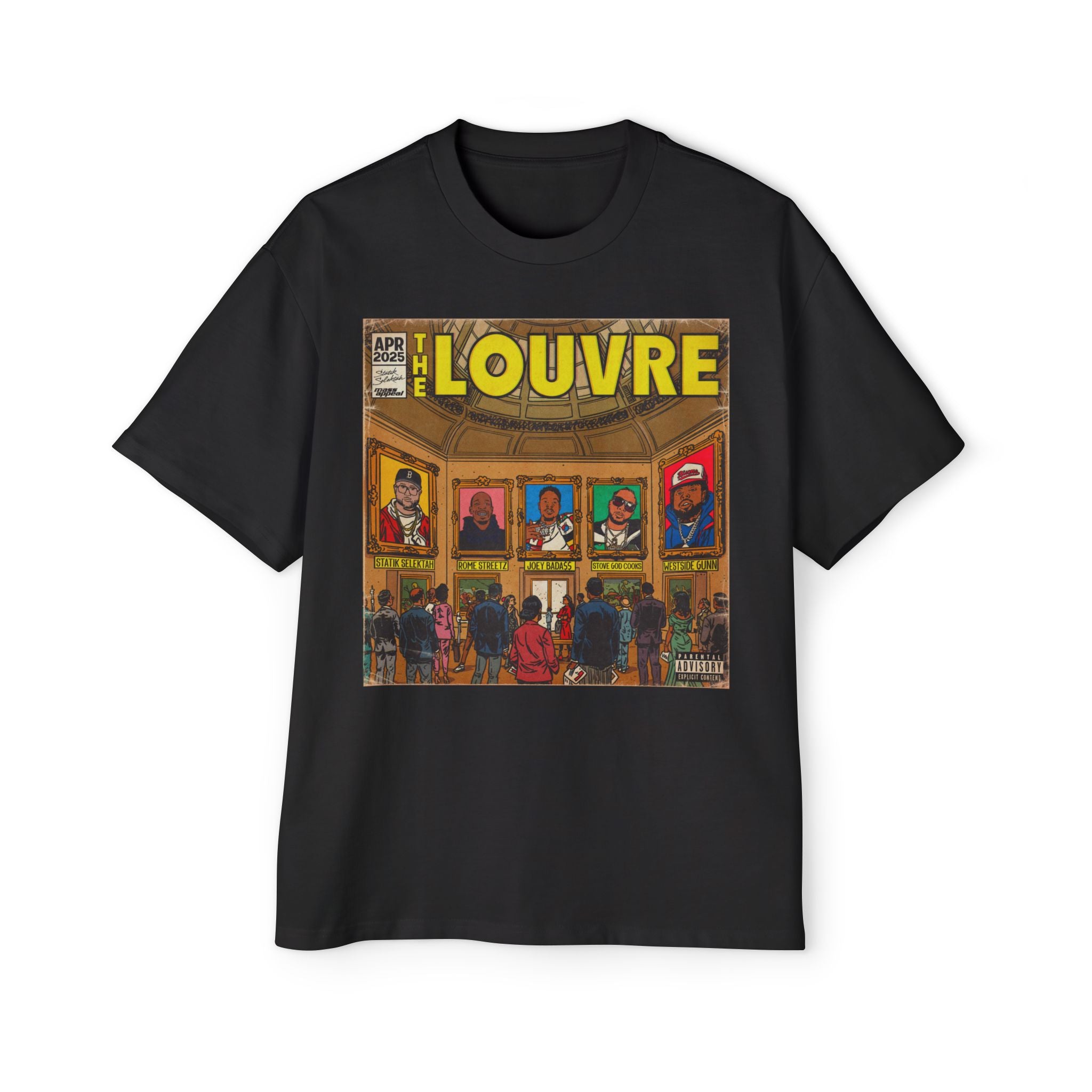The Louvre - Men's Heavy Oversized Tee