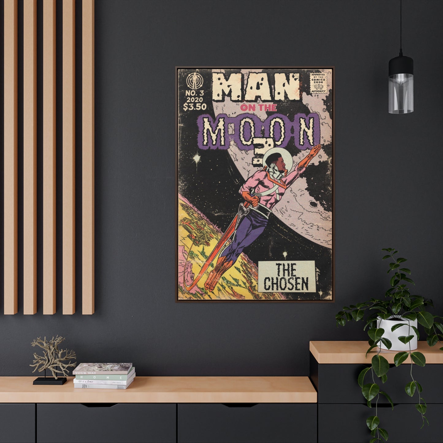 Kid Cudi - Man on the Moon 3 - Gallery Canvas Wraps, Vertical Frame