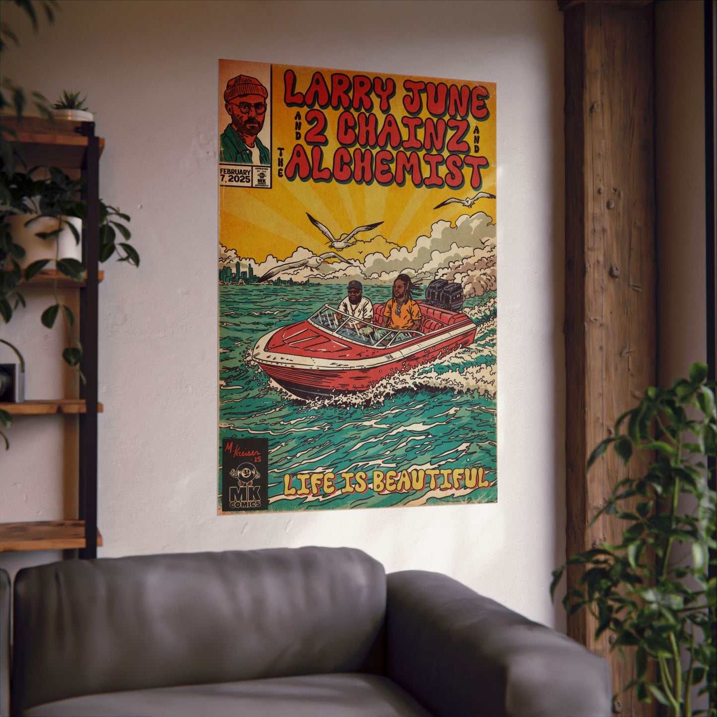 Life is Beautiful - June, Chainz, Alchemist - Matte Vertical Posters
