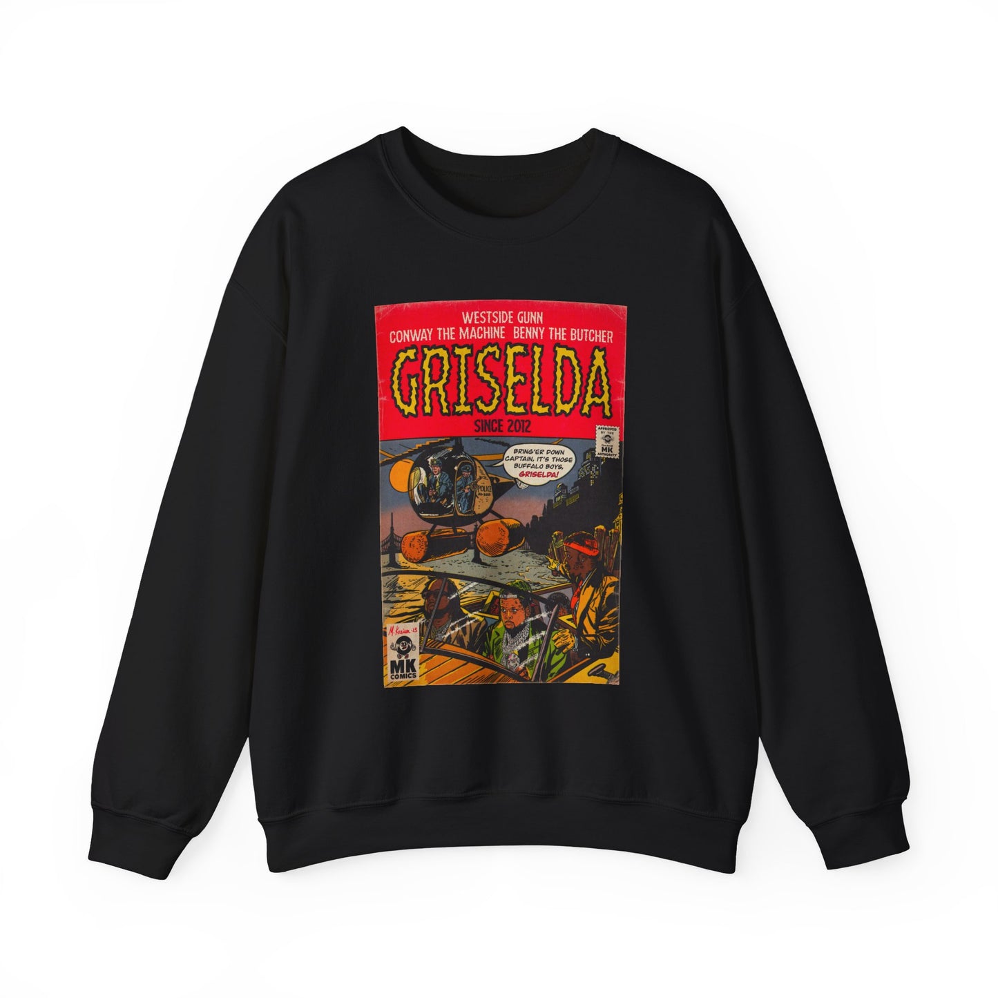 Griselda - Comic Book Art - Unisex Heavy Blend™ Crewneck Sweatshirt