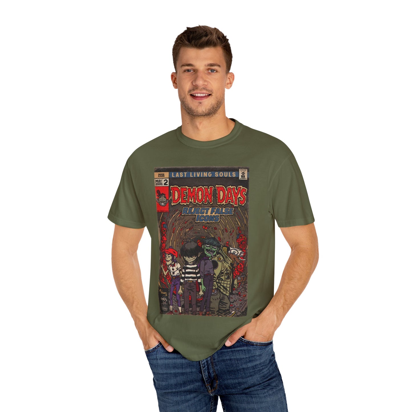 Demon Days - Unisex Garment-Dyed T-shirt