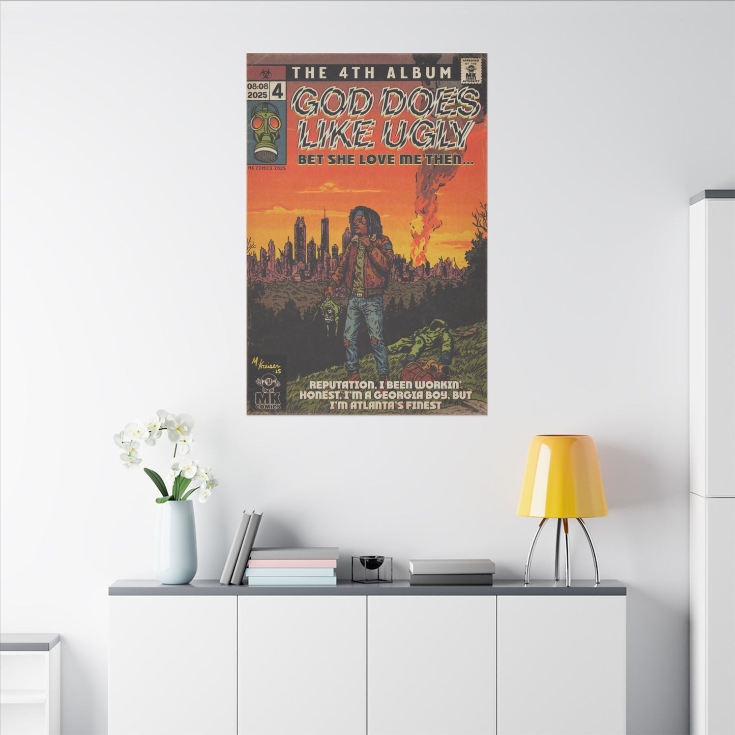 God Does Like Ugly - Matte Canvas, Stretched, 0.75" (Multi-Size)