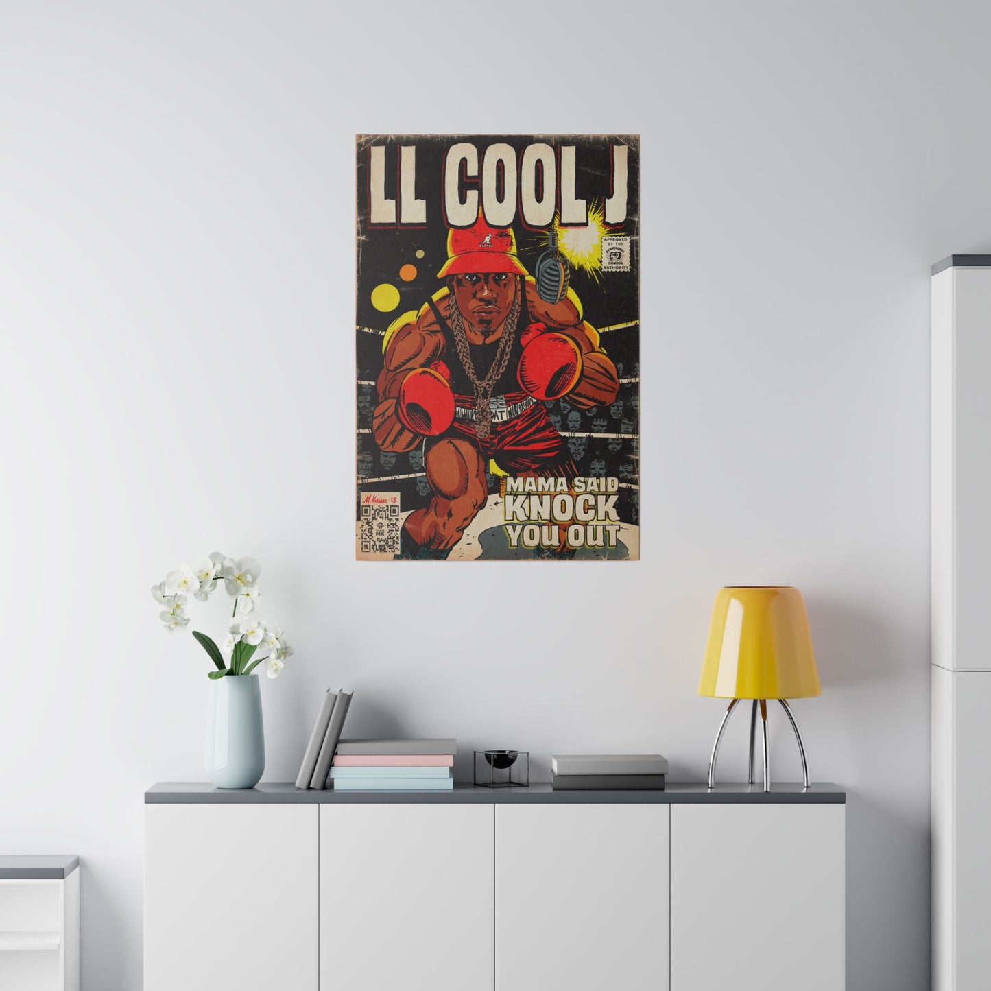 LL Cool J - Mama Said Knock You Out - Matte Canvas, Stretched, 0.75"