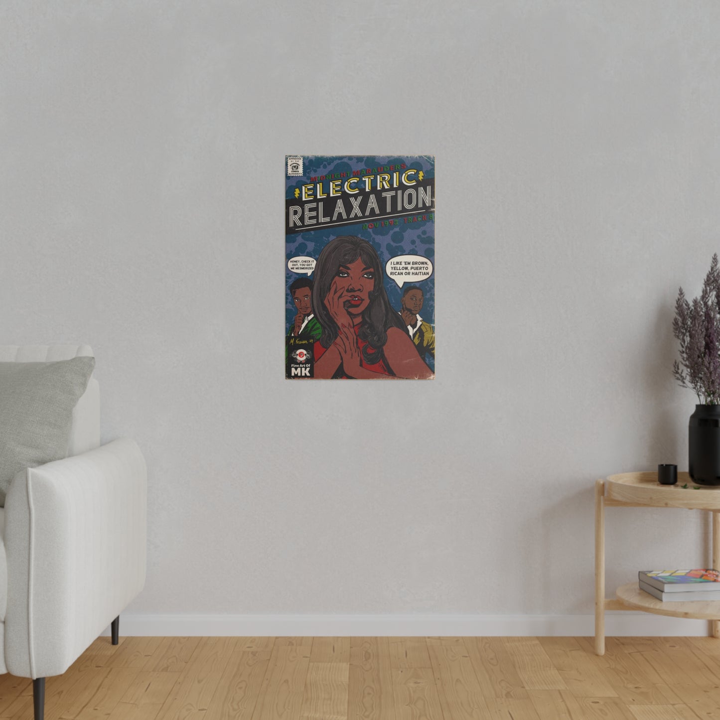 A Tribe Called Quest - Electric Relaxation- Matte Canvas, Stretched, 0.75"