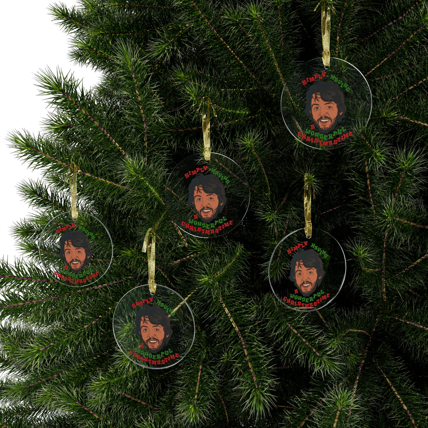 Paul McCartney - Simply Christmas- Beatles - Acrylic Ornaments