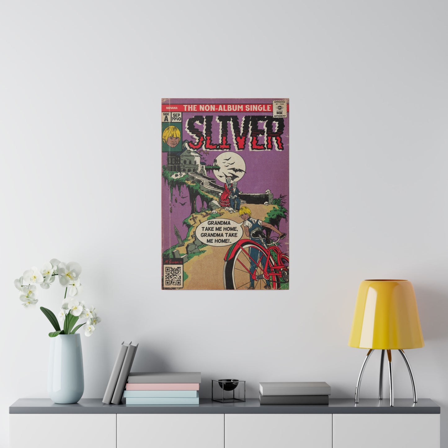 Sliver - Matte Canvas, Stretched