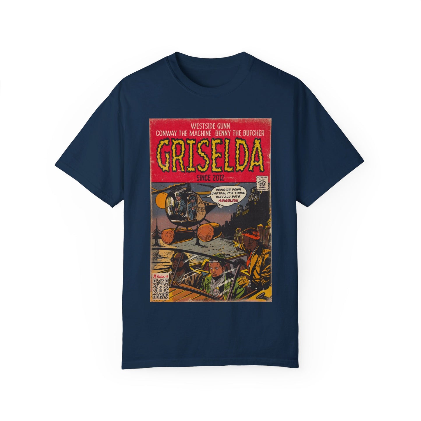 Griselda - Comic Book Art - Unisex Garment-Dyed T-shirt