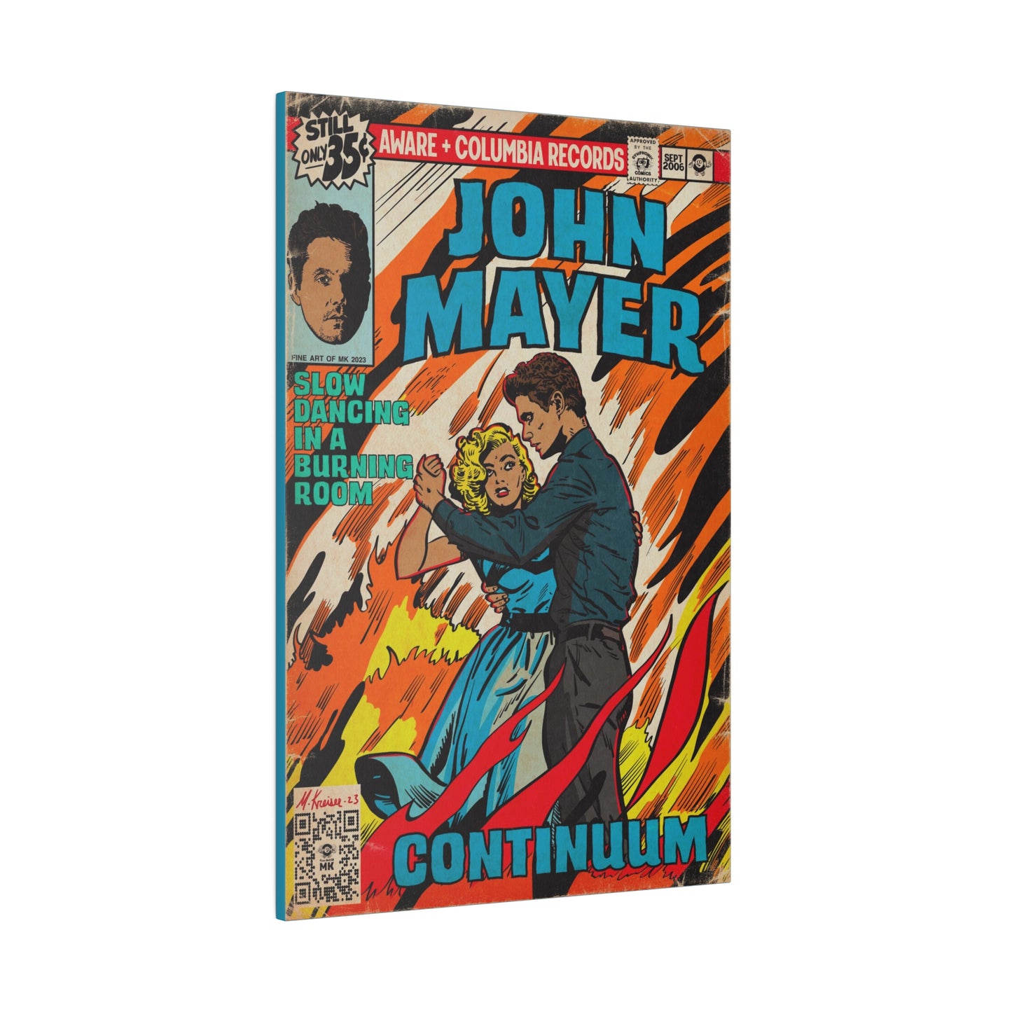 John Mayer - Slow Dancing in a Burning Room - Matte Canvas, Stretched, 0.75"