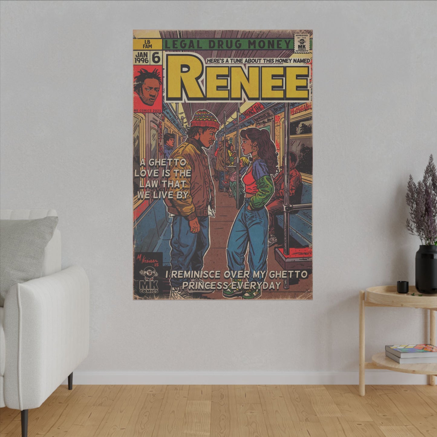 Lost Boyz - Renee - Matte Canvas, Stretched, 0.75" (Multi-Size)