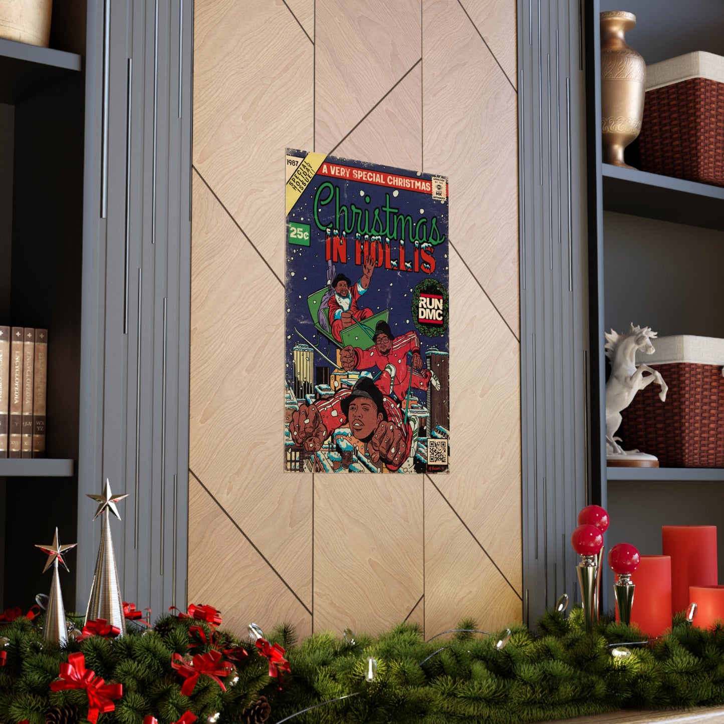 RUN DMC - Christmas In Hollis- Vertical Matte Poster