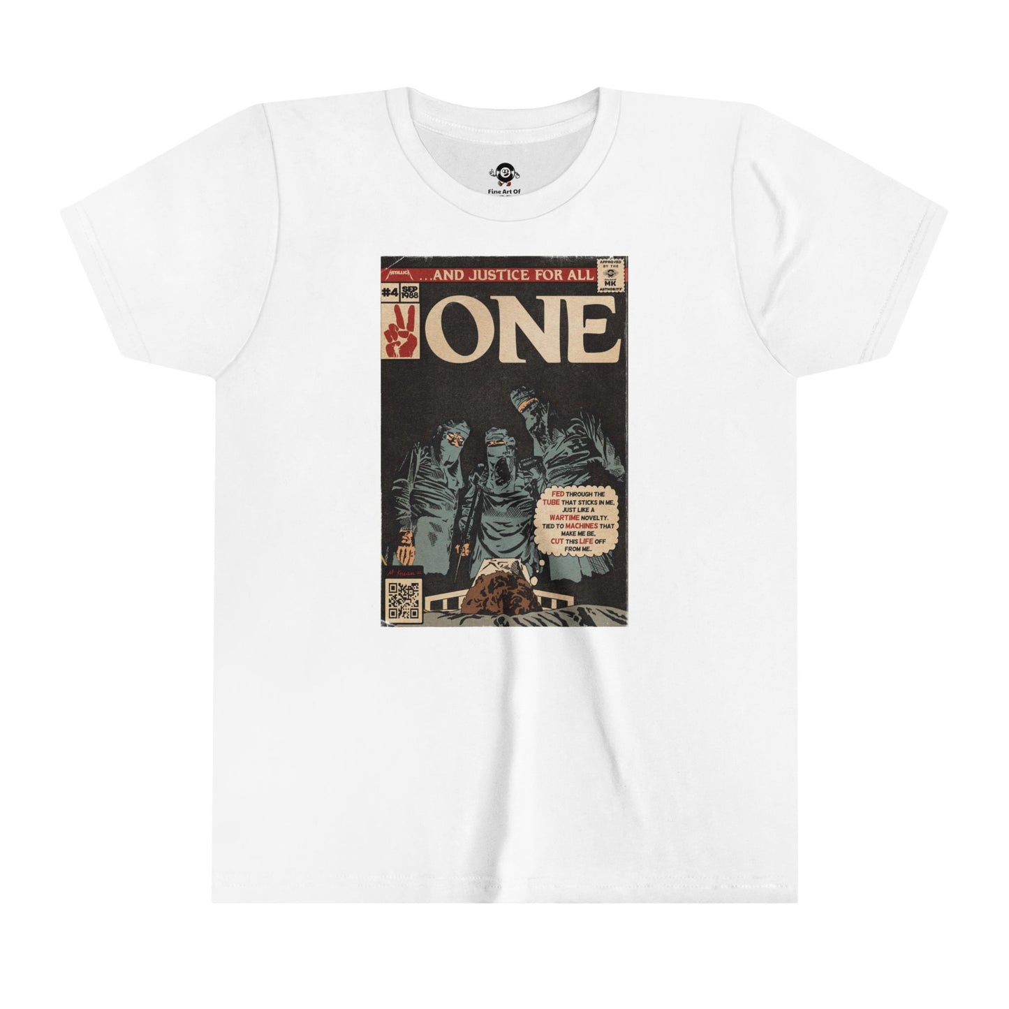 KIDS - Metallica- One - Youth Short Sleeve Tee