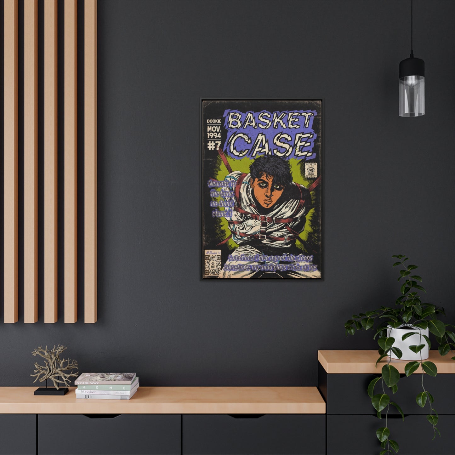 Green Day - Basket Case - Gallery Canvas Wraps, Vertical Frame