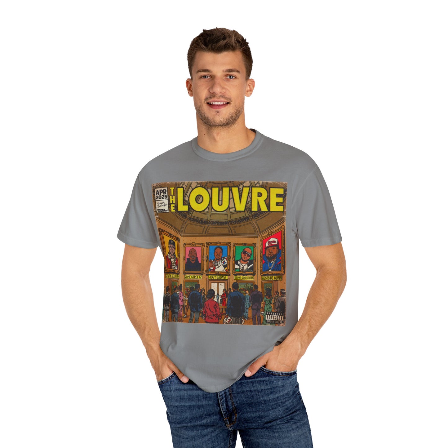 The Louvre - Statik Selektah & MK Collab - Unisex Comfort Colors T-shirt