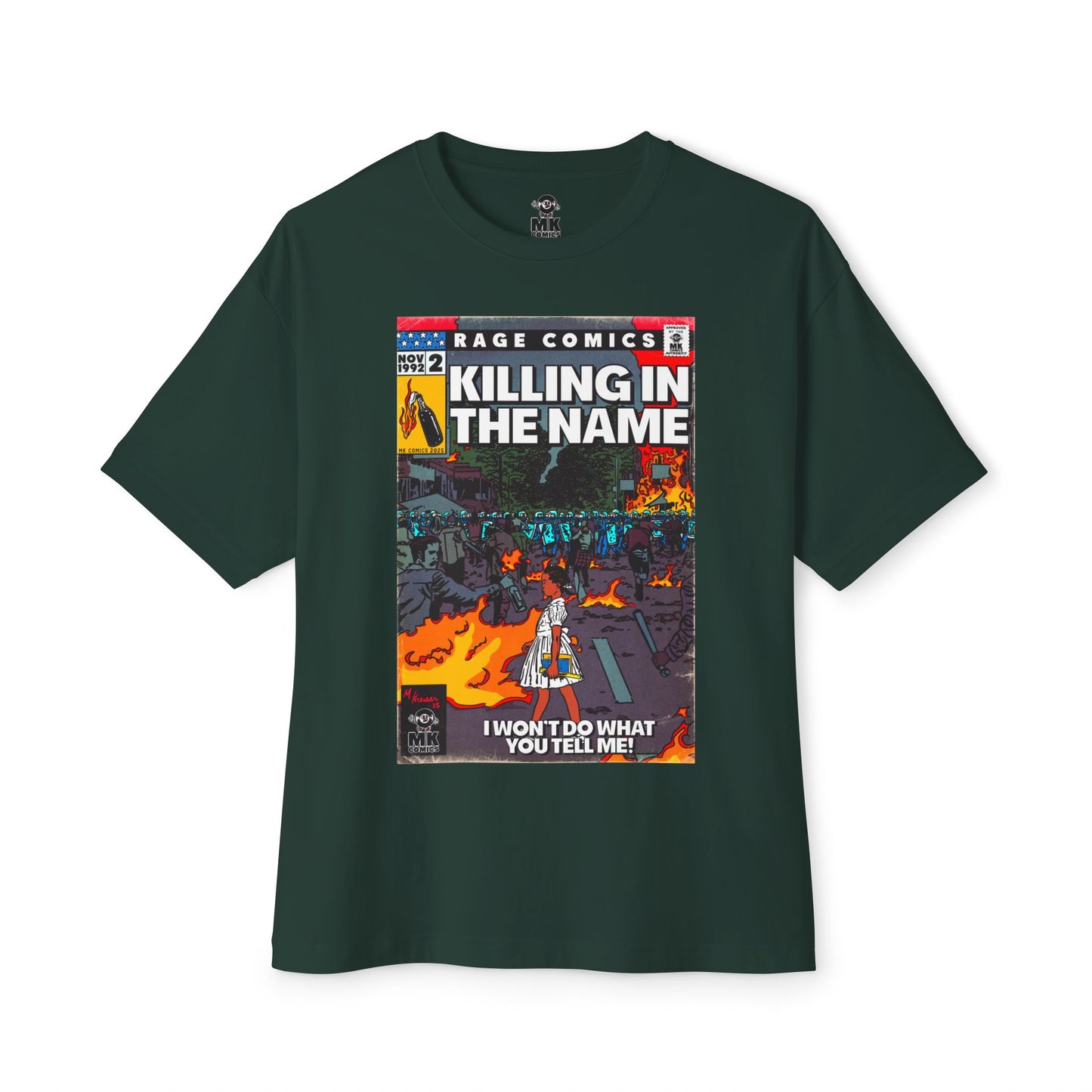 Rage - Killing In the Name - Unisex Oversized Boxy Tee