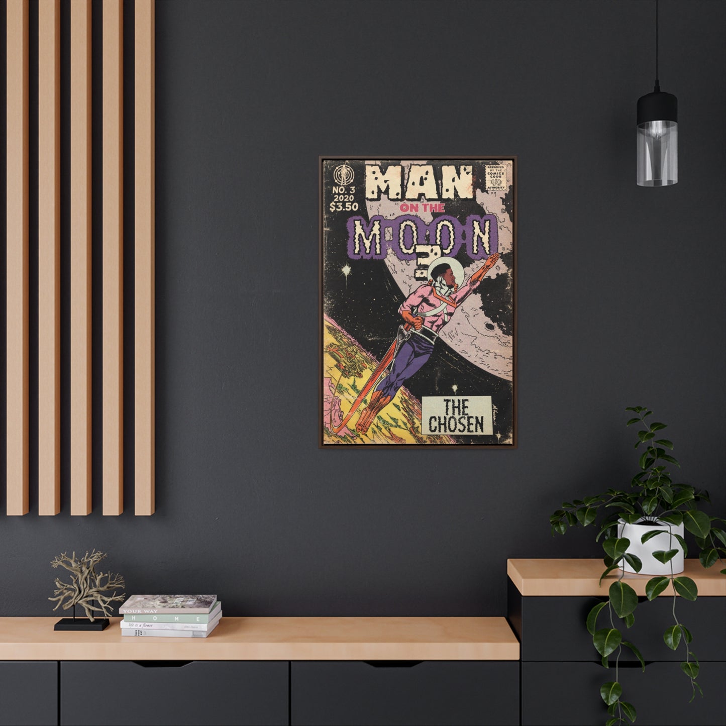 Kid Cudi - Man on the Moon 3 - Gallery Canvas Wraps, Vertical Frame