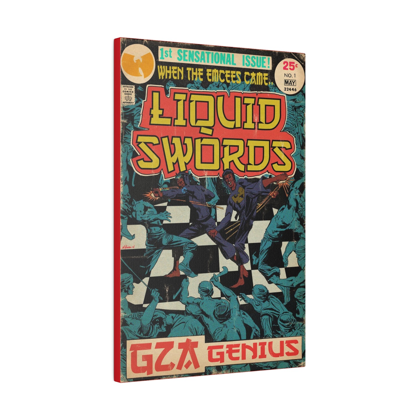 GZA/Genius - Liquid Swords - Matte Canvas, Stretched