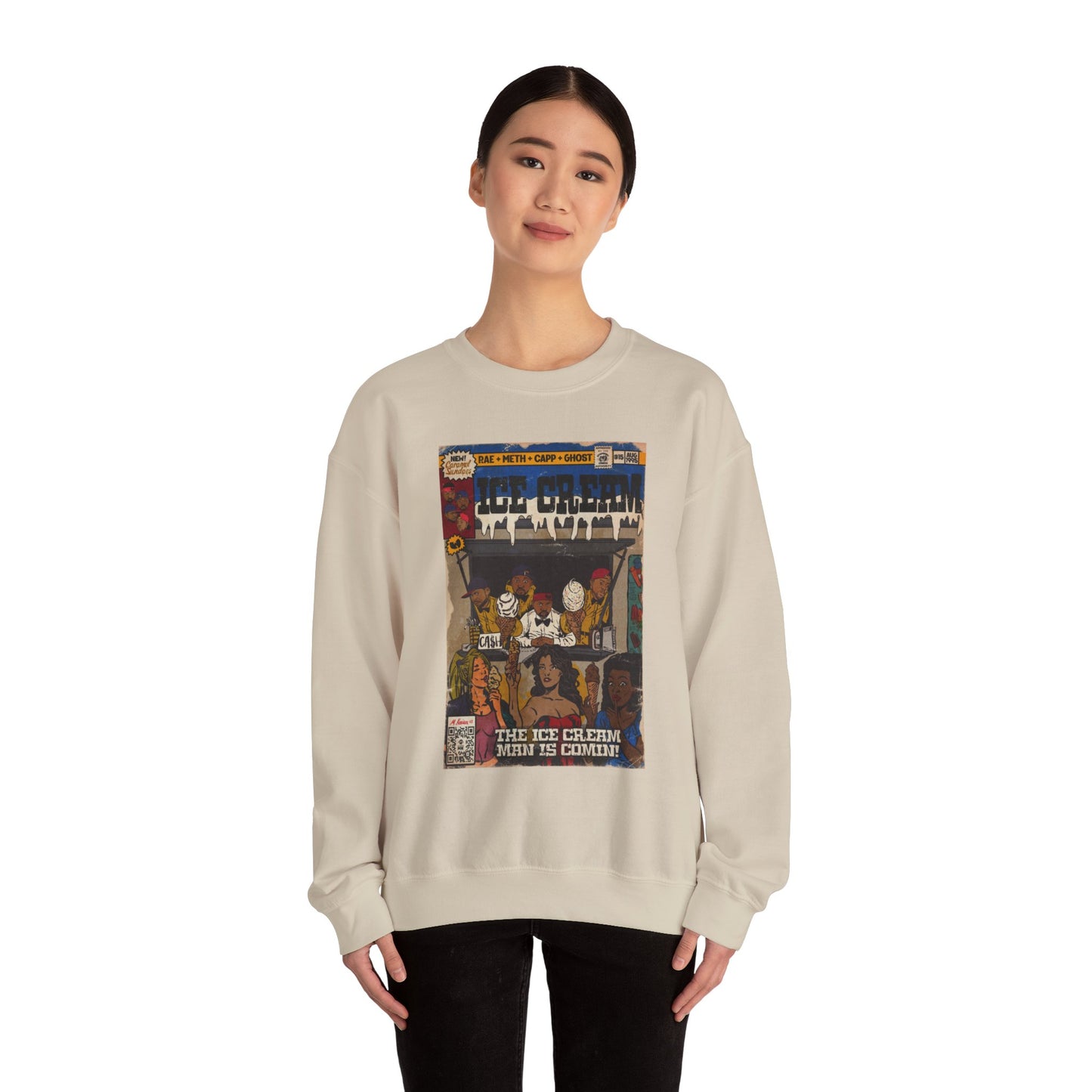 Raekwon- Ice Cream - Unisex Heavy Blend™ Crewneck Sweatshirt