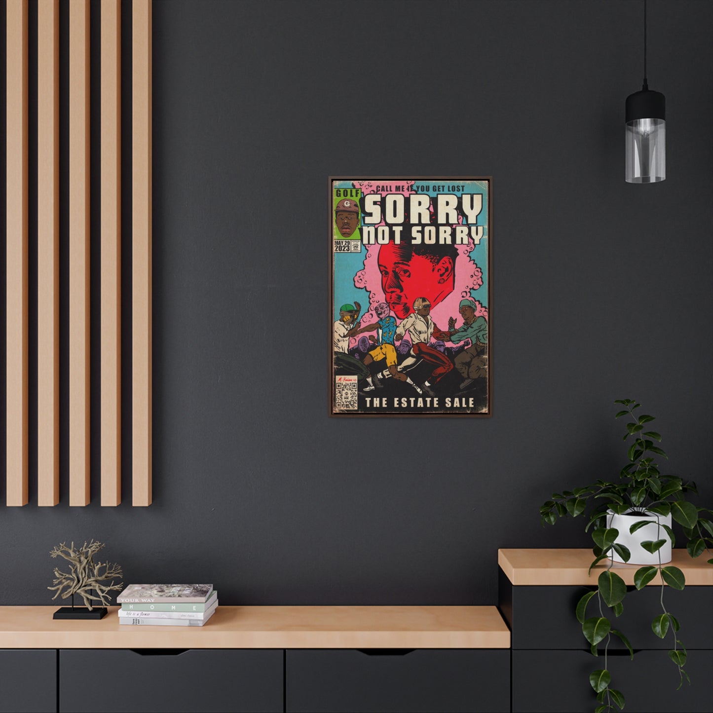 Tyler, The Creator - Sorry Not Sorry - Gallery Canvas Wraps, Vertical Frame