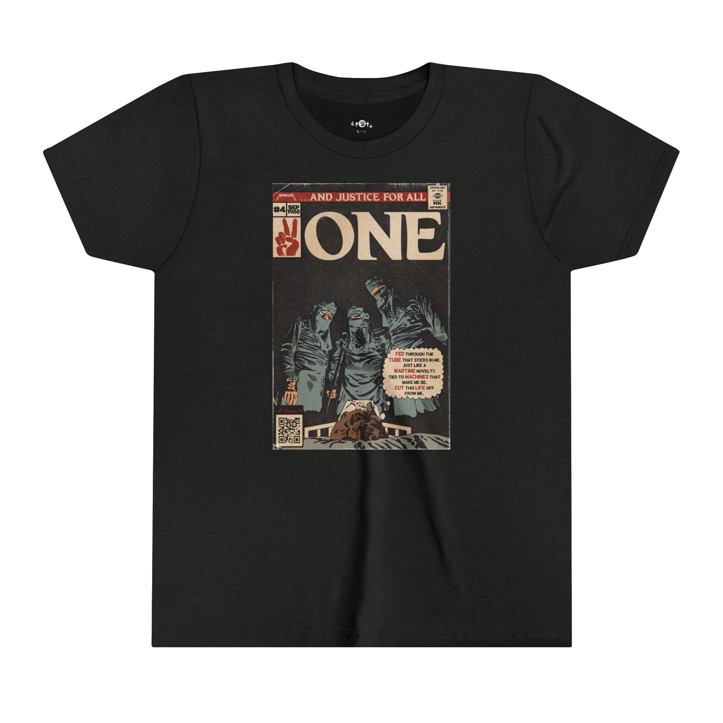 KIDS - Metallica- One - Youth Short Sleeve Tee