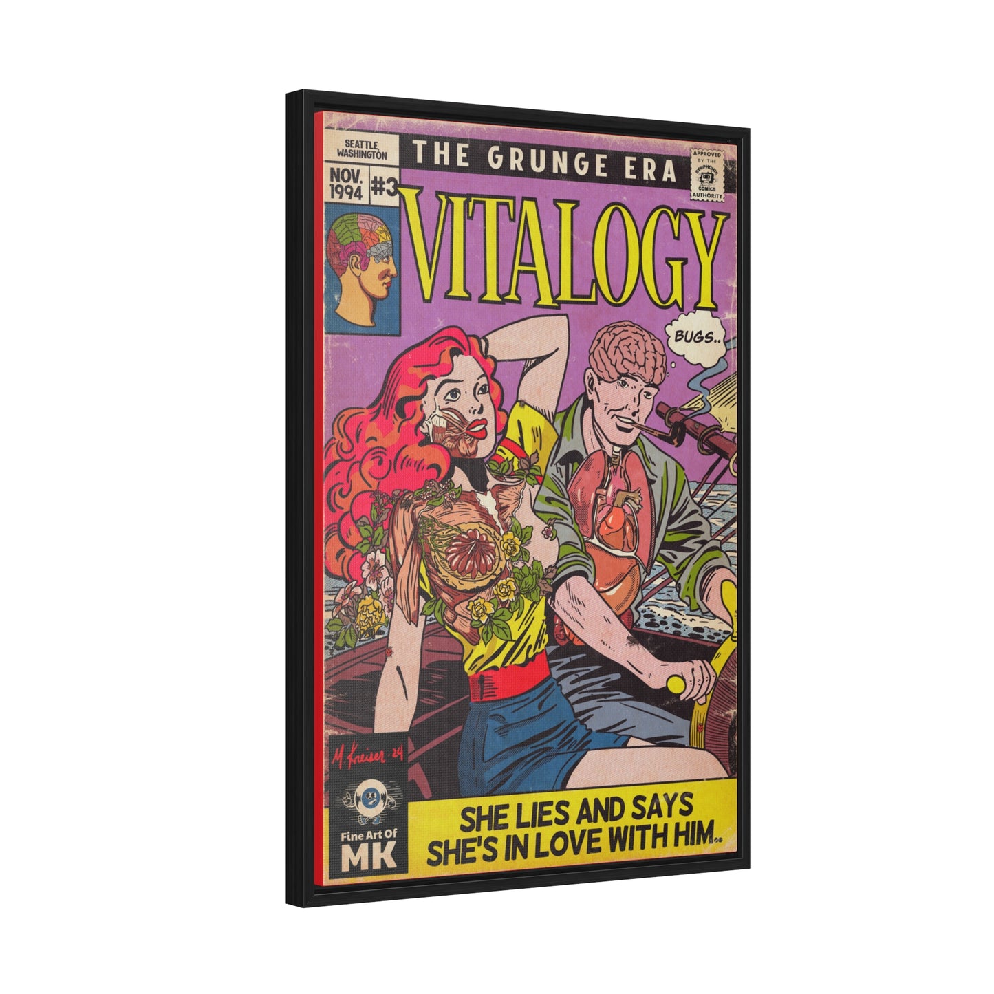Vitalogy - Gallery Canvas Wraps, Vertical Frame