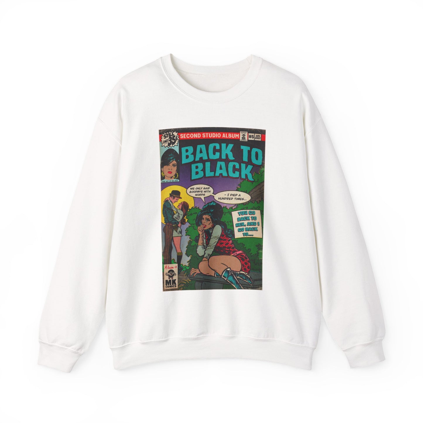 Back to Black - Unisex Heavy Blend™ Crewneck Sweatshirt
