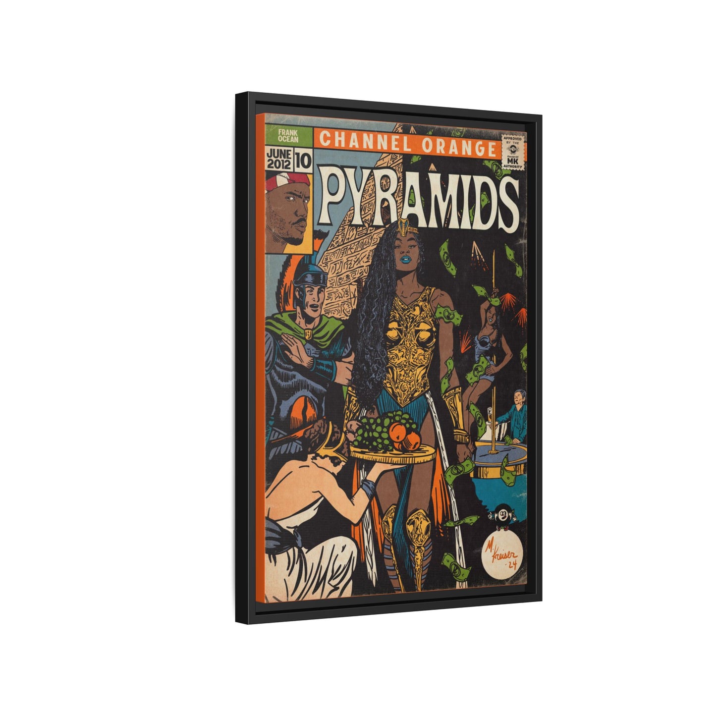 Frank Ocean - Pyramids - Gallery Canvas Wraps, Vertical Frame