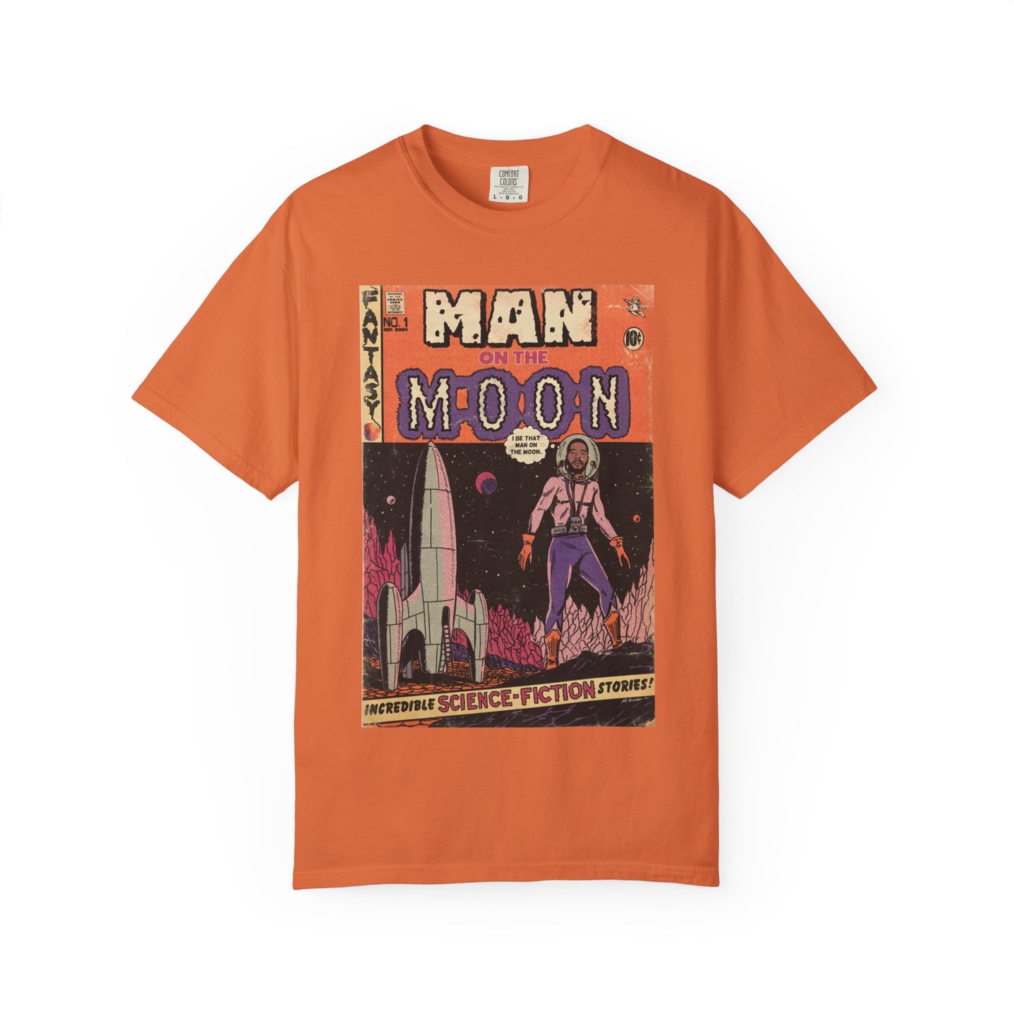 Man on the Moon - Unisex Comfort Colors T-shirt